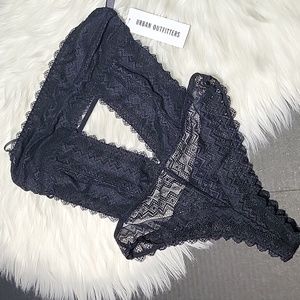 UO Lace Open Back Bodysuit